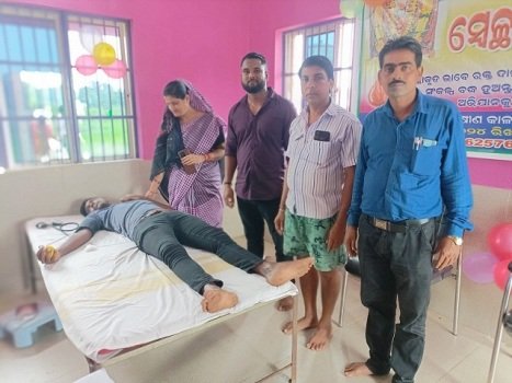ମା’ଦକ୍ଷୀଣ କାଳୀ ମନ୍ଦିର ଟ୍ରଷ୍ଟ ପକ୍ଷରୁ ସ୍ୱେଛାକୃତ ରକ୍ତଦାନ ଶିବିର