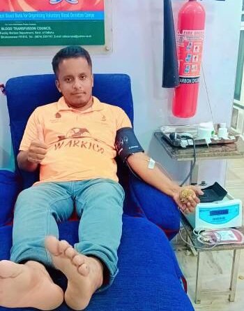 ରକ୍ତଦେଇ ଅସହାୟ ମହିଳାଙ୍କ ପାଇଁ ସାହା ହେଲେ ଇଂ.ସମେରେଶ