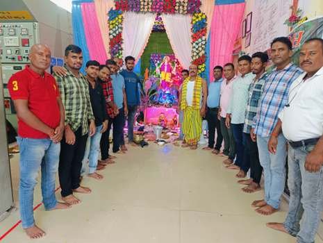 ଛେନାପଦି ପି.ଏସ.ଏସ ରେ ବିଶ୍ଵକର୍ମା ପୁଜା ପାଳିତ