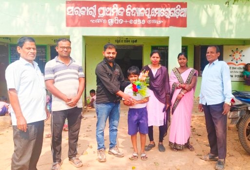 ମୋଟରାଗାଡିଆ ସ୍କୁଲରେ କୃତି ଛାତ୍ରଙ୍କୁ ସମ୍ବର୍ଦ୍ଧନା