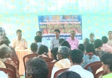 ଜଙ୍ଗଲ ନିଆଁ ପ୍ରତିରୋଧ ସଚେତନତା ପଦଯାତ୍ରା।