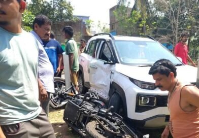 କାରକୁ ଧକ୍କା ଦେଇ ୩ ବୁଲେଟ ଆରୋହୀ ଗୁରୁତର